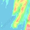 Burwick topographic map, elevation, terrain