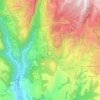 Merzi topographic map, elevation, terrain