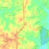 Sandy Bottom topographic map, elevation, terrain