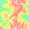 Long Awng topographic map, elevation, terrain