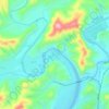 풍산동 topographic map, elevation, terrain