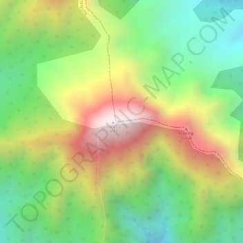 Gunung Wilis topographic map, elevation, terrain