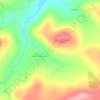 Lower Hillside topographic map, elevation, terrain