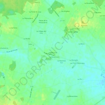 L'Ail Boucon topographic map, elevation, terrain