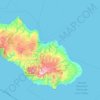 Kecamatan Pandawai topographic map, elevation, terrain