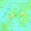 Kanduboda East topographic map, elevation, terrain