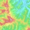 Bagnara topographic map, elevation, terrain