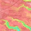 Voisins-le-Bretonneux topographic map, elevation, terrain