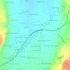 Kinyona topographic map, elevation, terrain