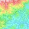 Bangoua topographic map, elevation, terrain