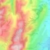 Dressy topographic map, elevation, terrain