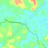 Mangkawuk topographic map, elevation, terrain