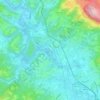 Topolc topographic map, elevation, terrain