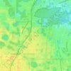 Longdale topographic map, elevation, terrain