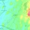 Bodedern topographic map, elevation, terrain