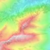 Rockchuck Peak topographic map, elevation, terrain