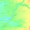 Kolang topographic map, elevation, terrain