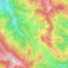 Dolge Njive topographic map, elevation, terrain