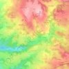 Peyzat topographic map, elevation, terrain