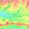 Leksono topographic map, elevation, terrain