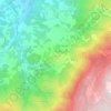 Linhares topographic map, elevation, terrain