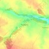 Chervone topographic map, elevation, terrain