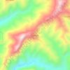 Totoltepec topographic map, elevation, terrain