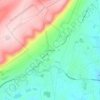 West Bangor topographic map, elevation, terrain