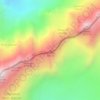 Coronet topographic map, elevation, terrain