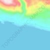 Kono topographic map, elevation, terrain