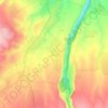 Kfar Qahel topographic map, elevation, terrain
