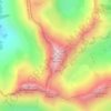 Le Pouzenc topographic map, elevation, terrain
