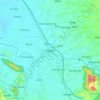 Nguter topographic map, elevation, terrain