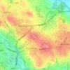 Bryn-y-Baal topographic map, elevation, terrain