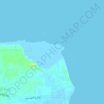 Ras Ummrakum topographic map, elevation, terrain