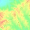 Columbus topographic map, elevation, terrain