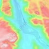 Arak topographic map, elevation, terrain
