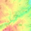 Skillington topographic map, elevation, terrain