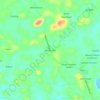 Borbordee topographic map, elevation, terrain