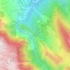 Castrovalva topographic map, elevation, terrain