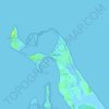 Korshavn topographic map, elevation, terrain