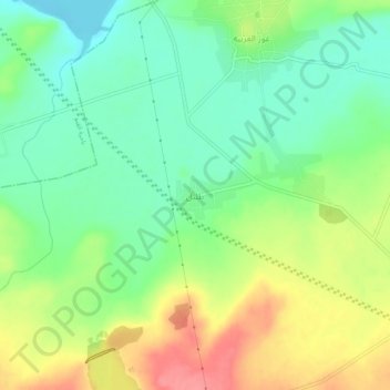 Tallil topographic map, elevation, terrain