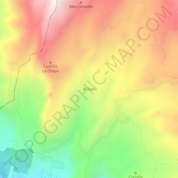 El Toro topographic map, elevation, terrain