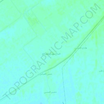 Khamis topographic map, elevation, terrain