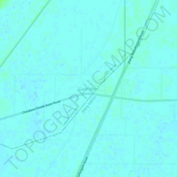 Garh Morr topographic map, elevation, terrain
