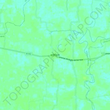 Chatkhil topographic map, elevation, terrain