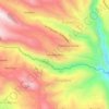 Calhuasig Chico topographic map, elevation, terrain