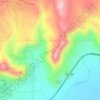 Cerro Corona topographic map, elevation, terrain