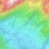 Le Brévent topographic map, elevation, terrain