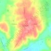 New Jerusalem topographic map, elevation, terrain